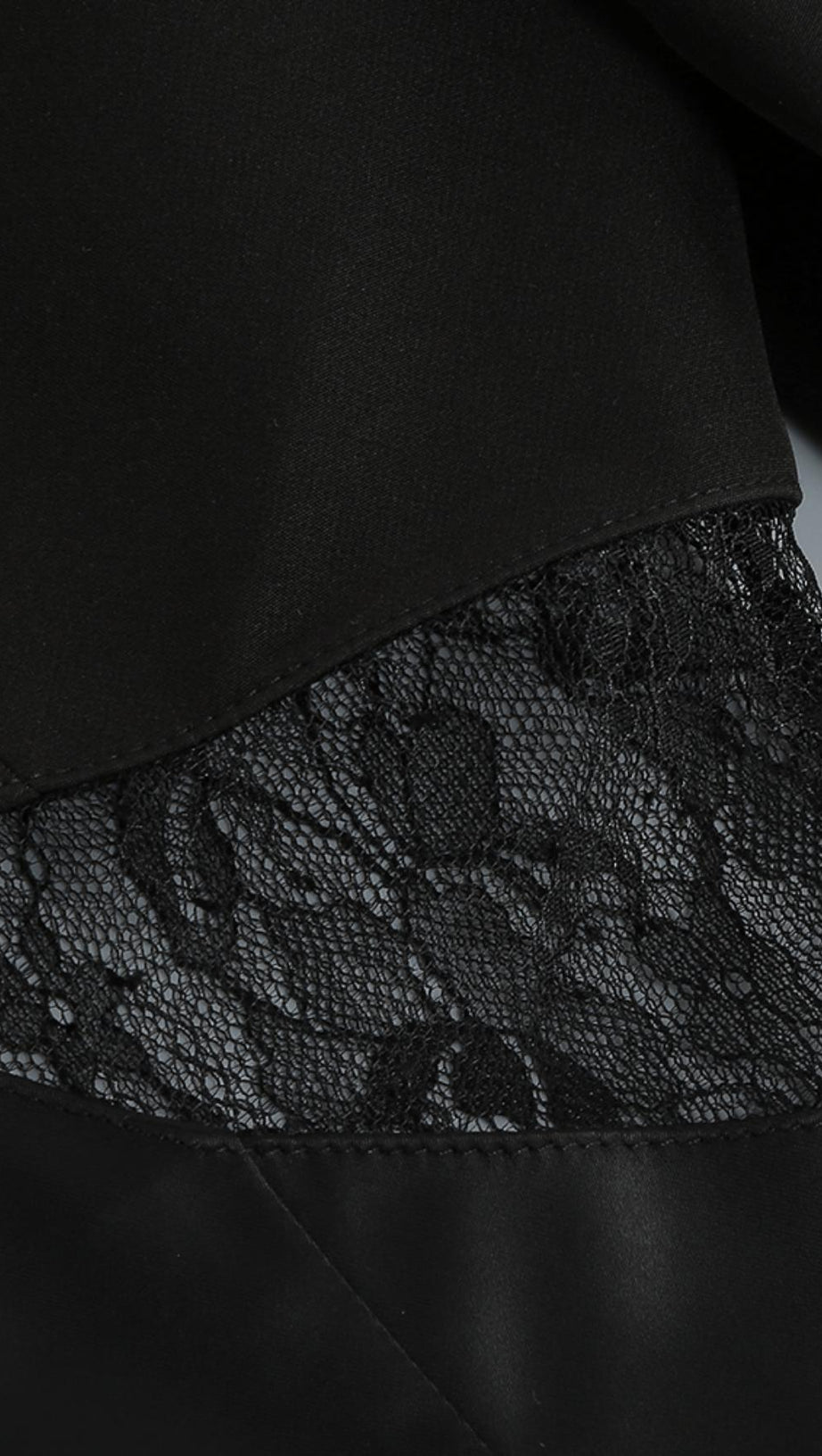 V-NECK CUTOUT SUIT COLLAR DRESS