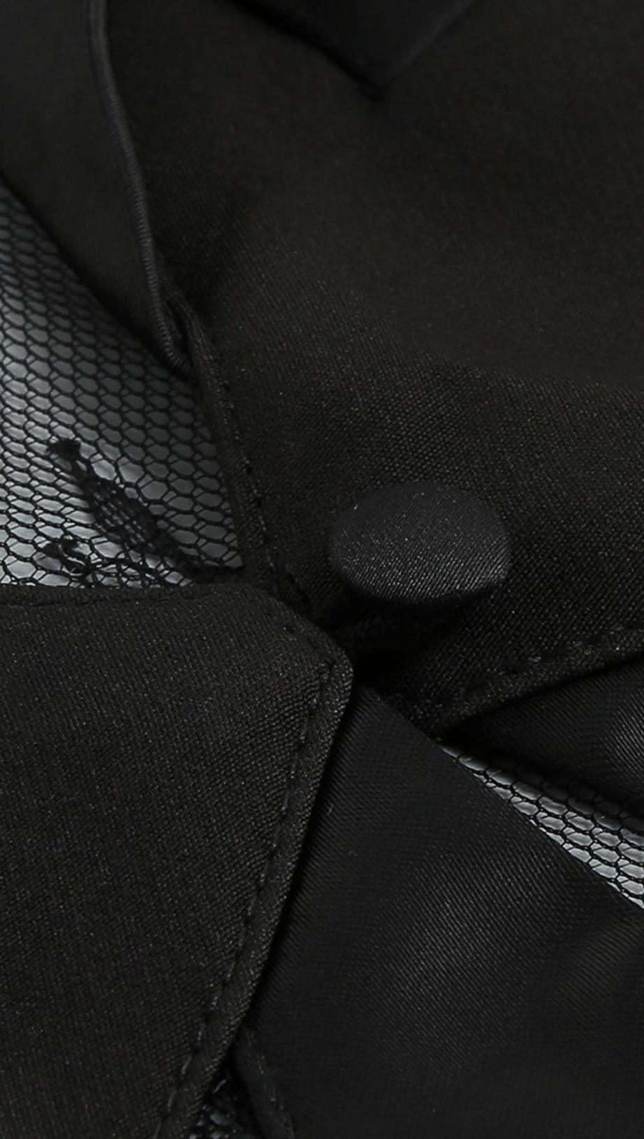 V-NECK CUTOUT SUIT COLLAR DRESS