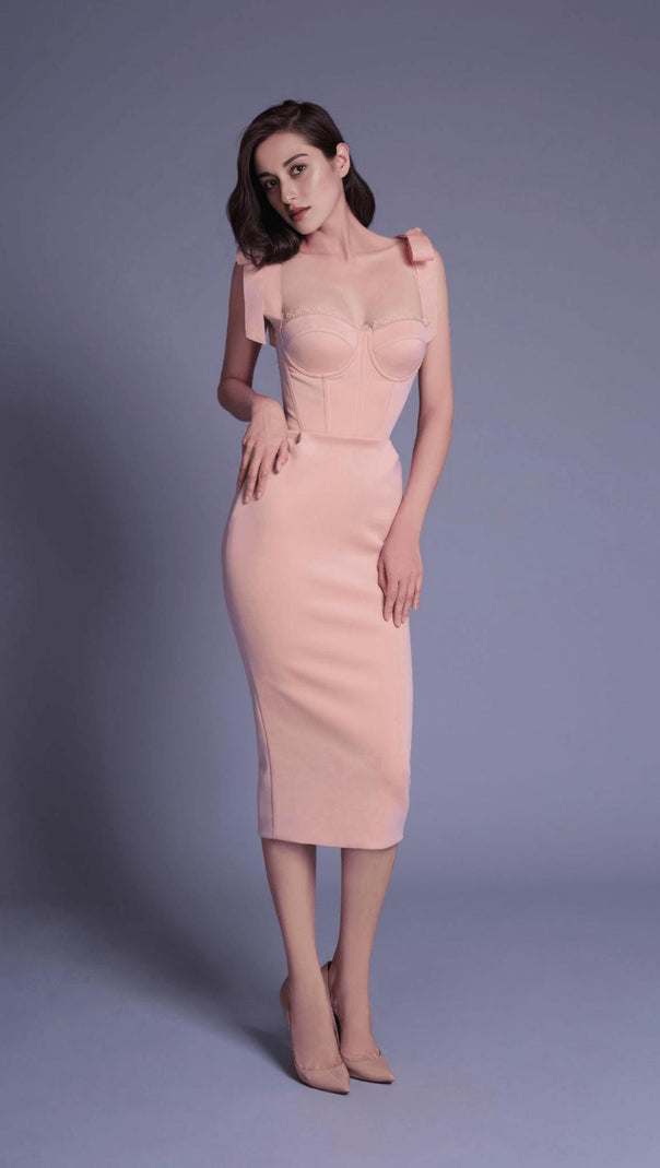 AIIZIE LACE SUSPENDER ELEGANT DRESS - product image