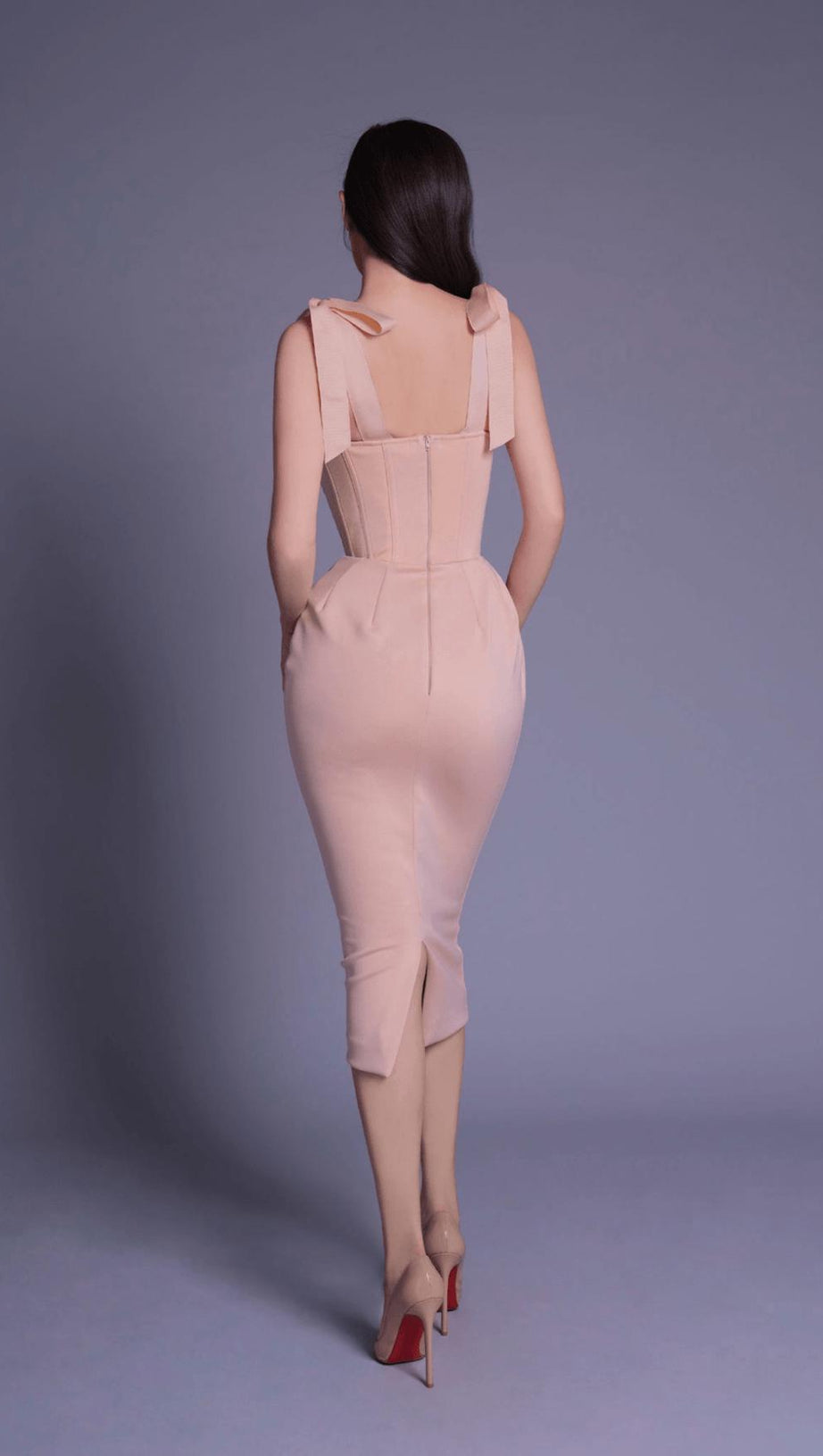 LACE SUSPENDER ELEGANT DRESS