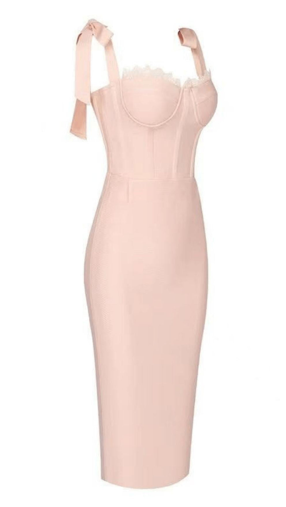 LACE SUSPENDER ELEGANT DRESS