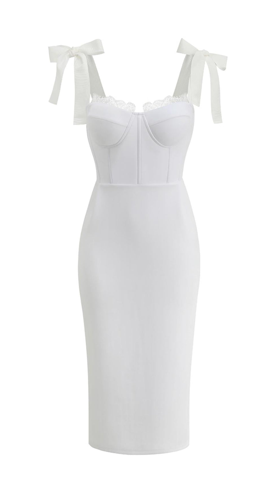 LACE SUSPENDER ELEGANT DRESS