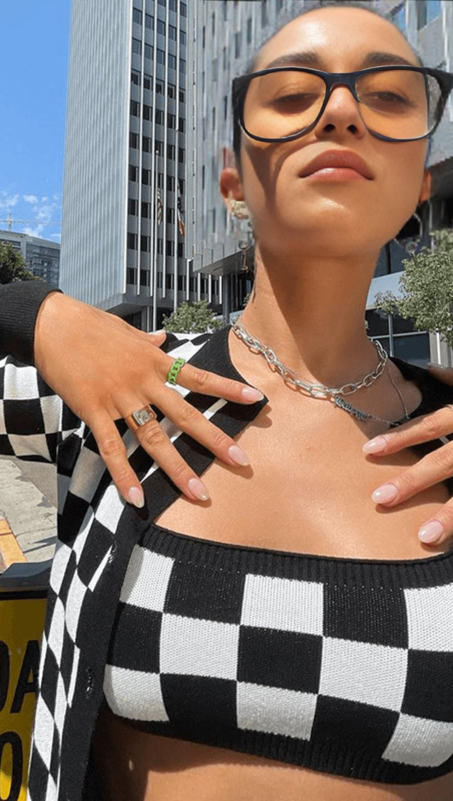 Zweiteilige Langarm-Strickjacke (Zweiteiler)