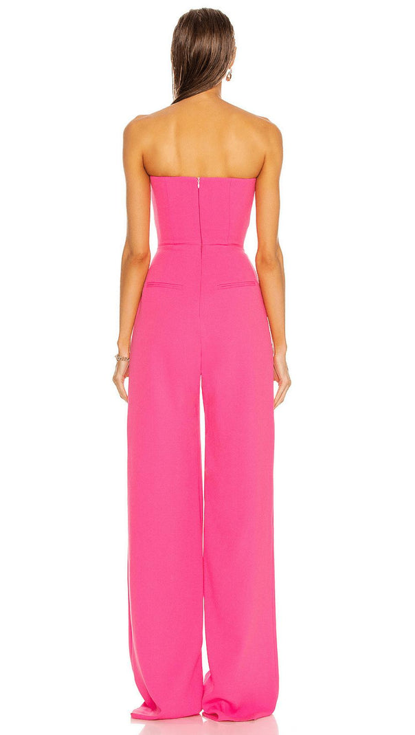 BODYSUIT MIT TUBE-TOP IN ROSA