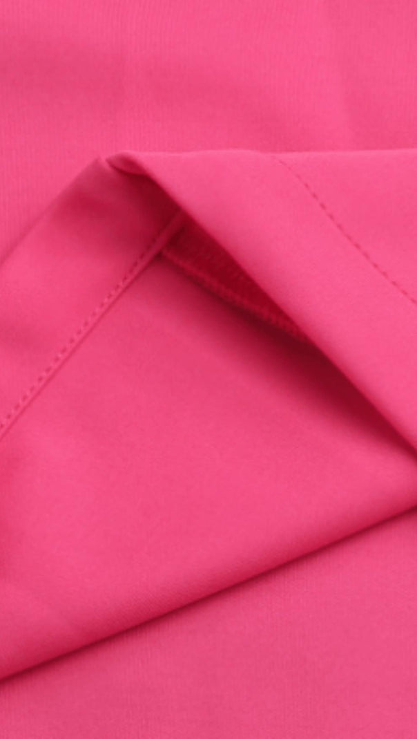 BODYSUIT MIT TUBE-TOP IN ROSA
