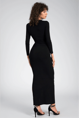 Nomiki Long Sleeve Cutout Maxi Dress