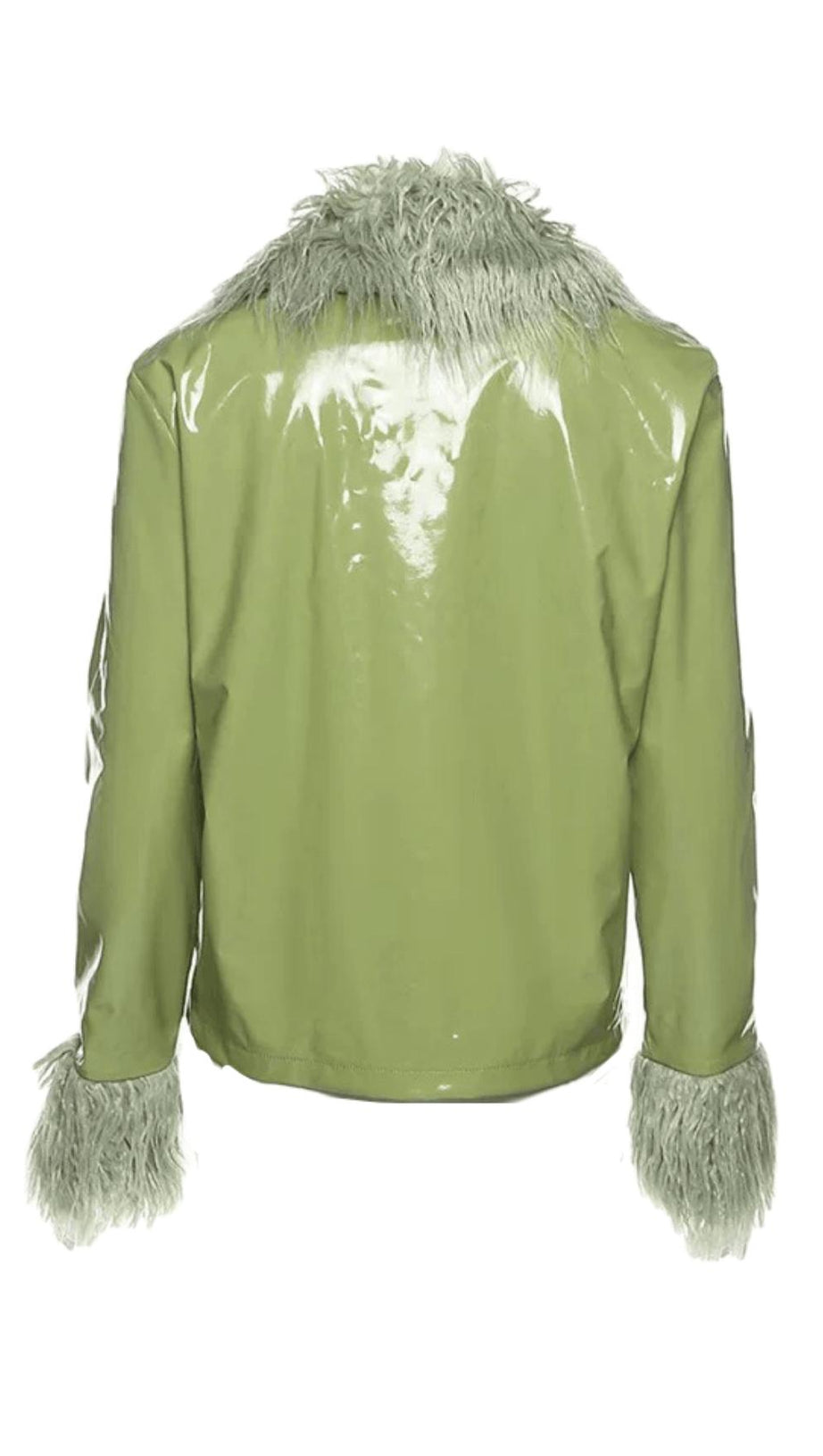 Einreihige Lederjacke