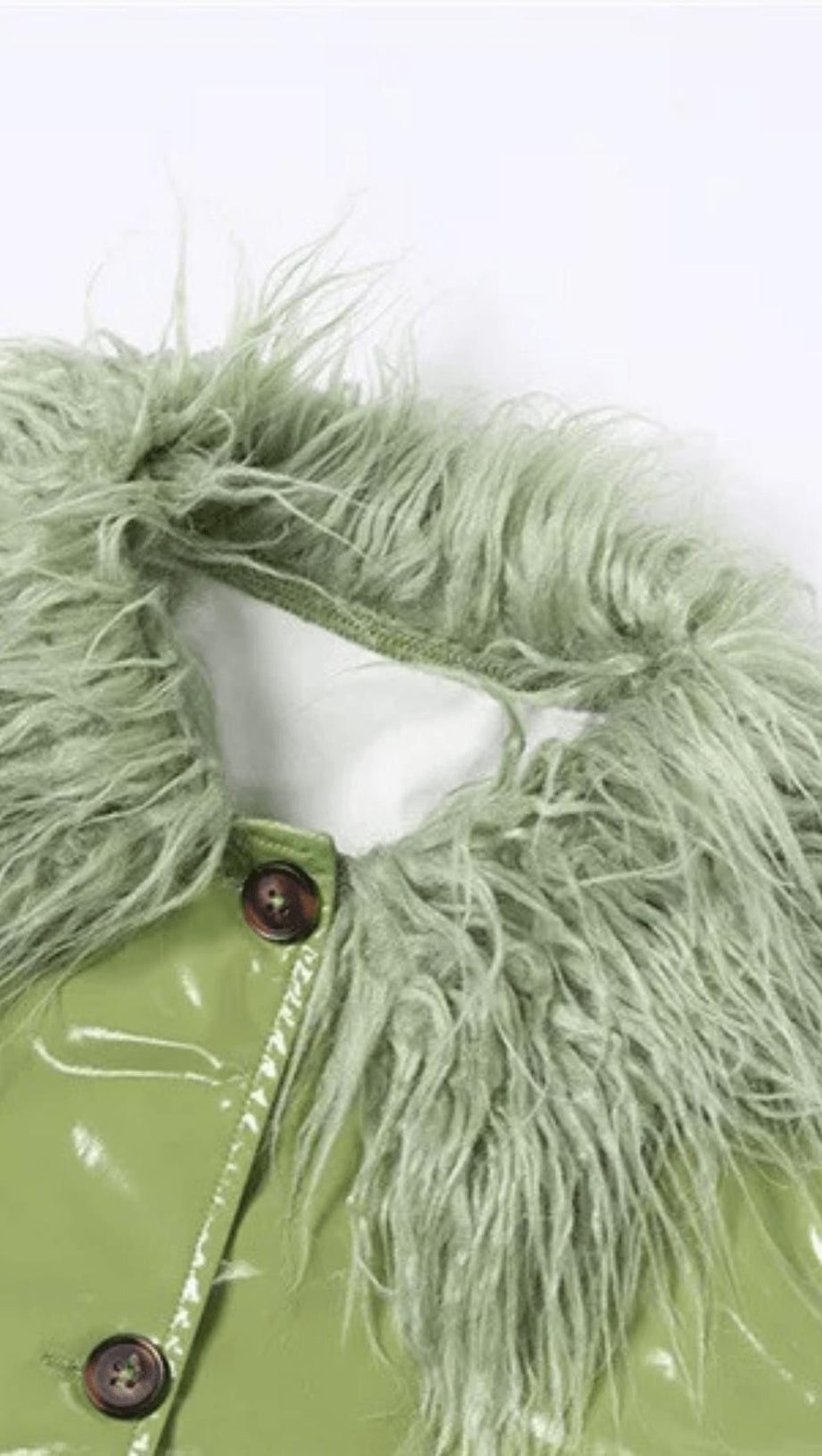 Einreihige Lederjacke