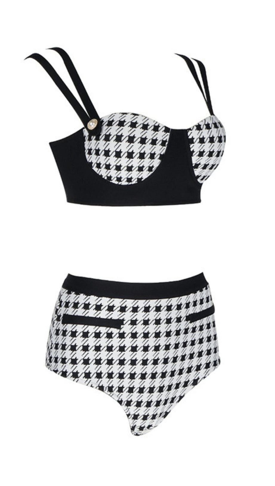 ABITO ELASTICIZZATO IN JACQUARD CON COLORI ABBINATI