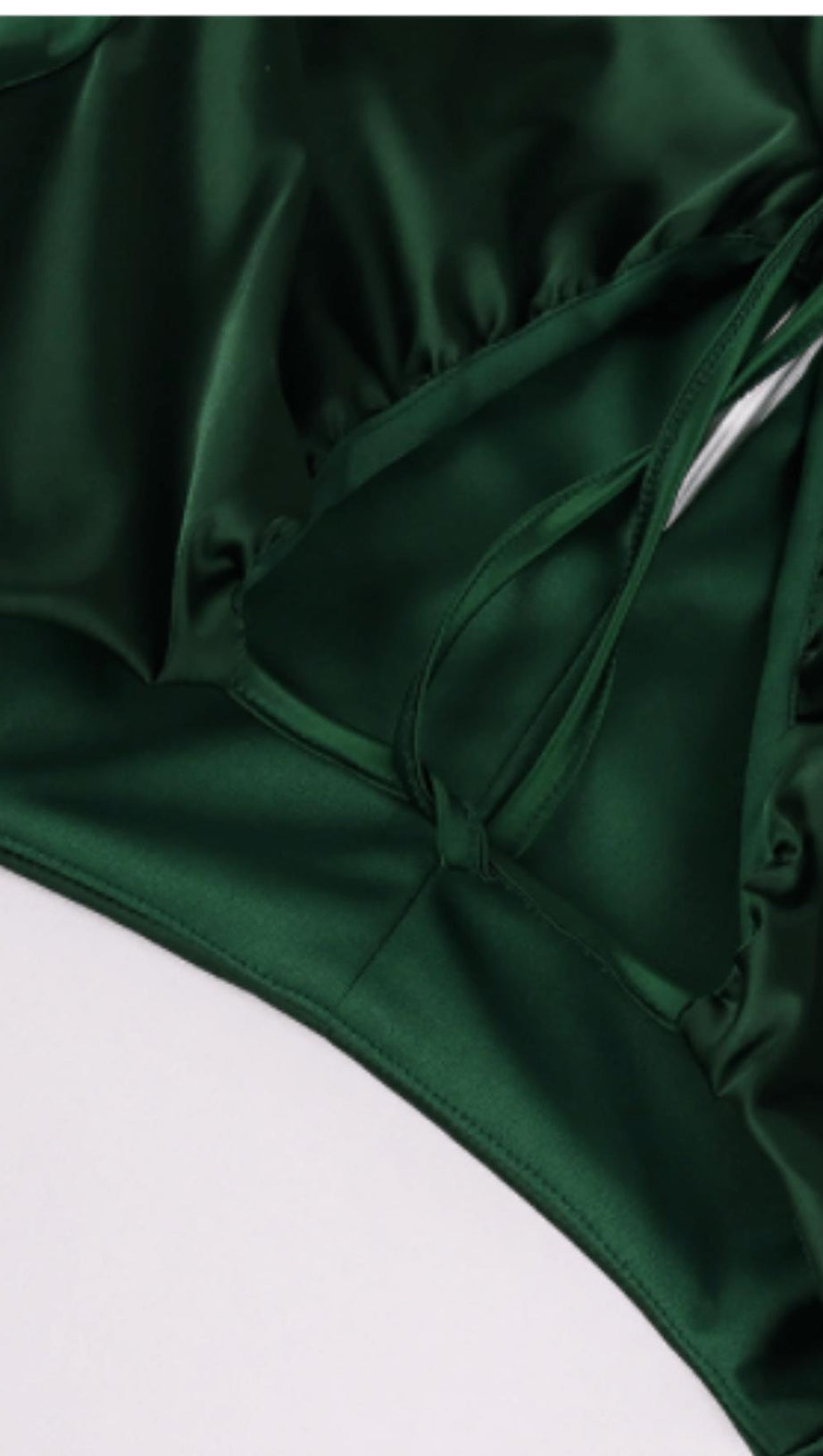 LANTERN SLEEVE PLEATED TWO-PIECE SUIT