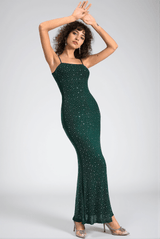 Nefeli Diamond Strap Mermaid Dress