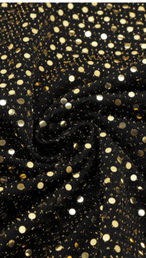 AIIZIE SEQUINED DIAMOND DEEP V DRESS - product image