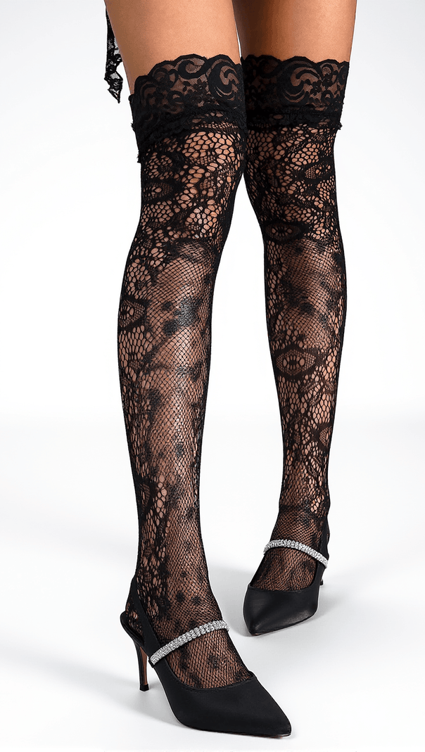 AIIZIE RANIYAH LACE THIGH SOCKS - product image