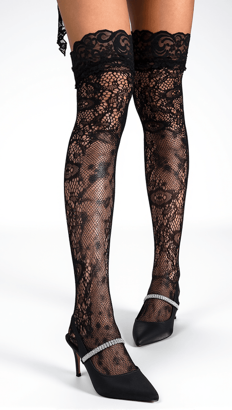 Raniyah-Spitzenstrümpfe