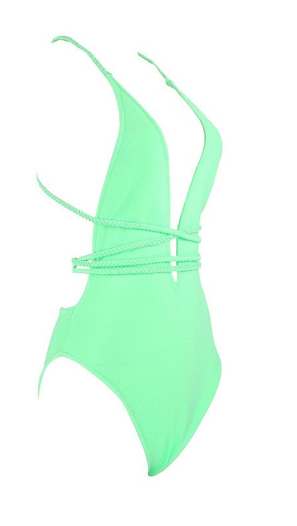 AIIZIE DEEP V-NECK BRIEFS TOP - product image