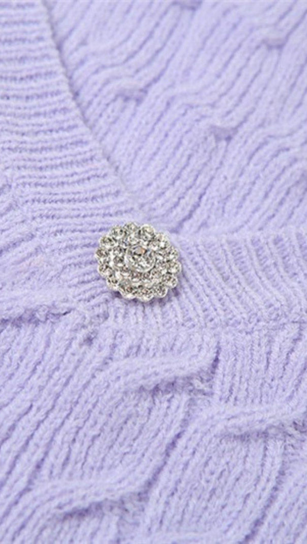 AIIZIE LOW-CUT KNIT SHORT SWEATER - product image
