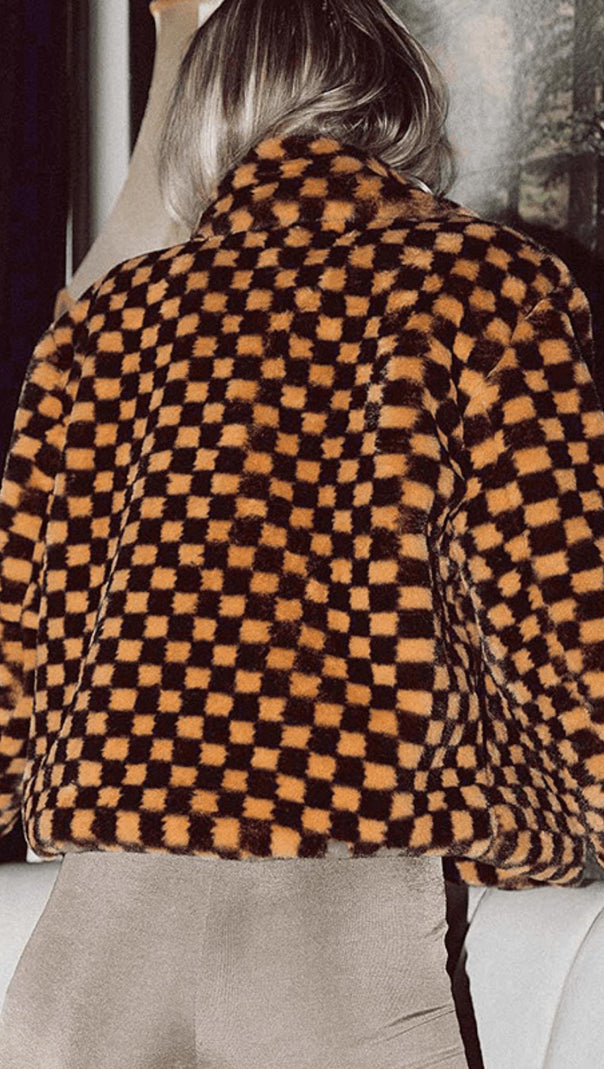 AIIZIE CHECKERBOARD PLAID JACKET. - product image