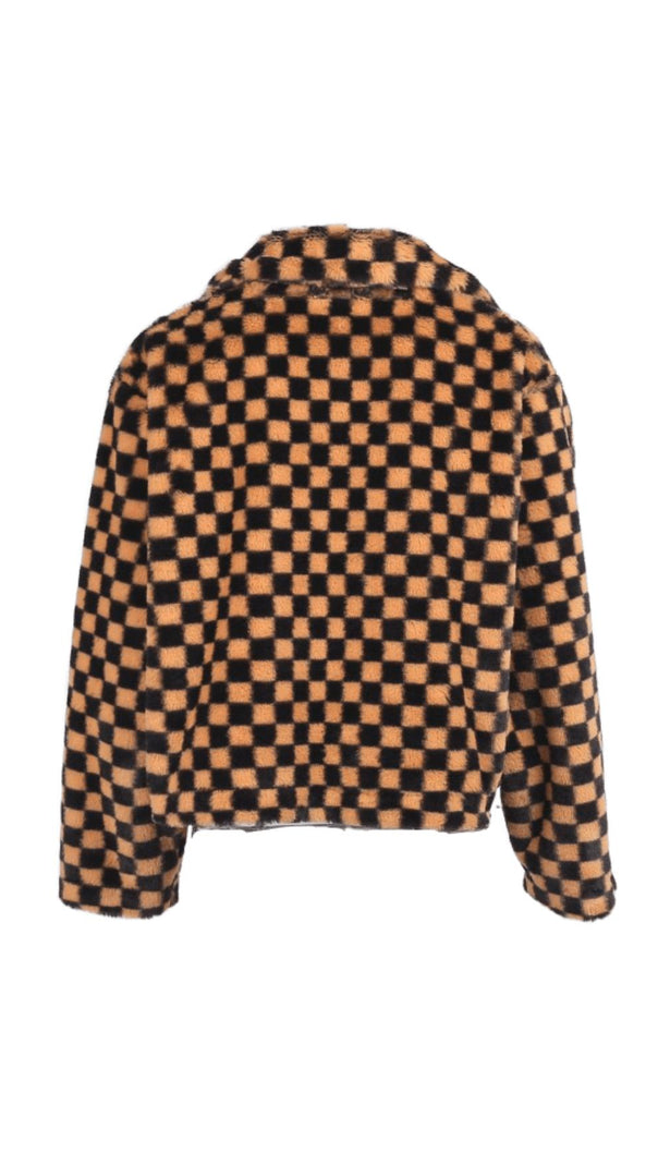 AIIZIE CHECKERBOARD PLAID JACKET. - product image