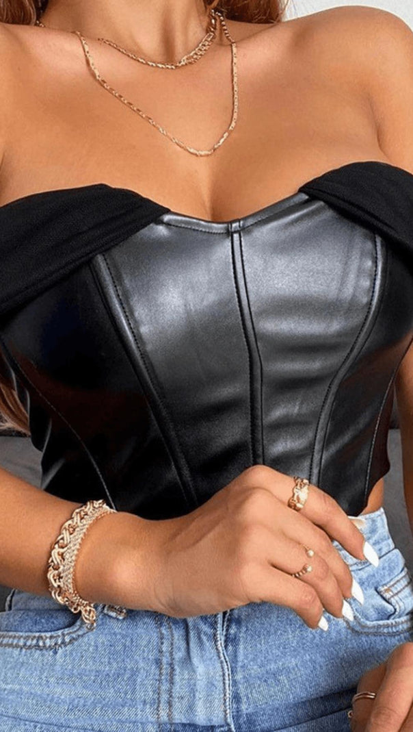 AIIZIE LEATHER SLIM CAMISOLE - product image