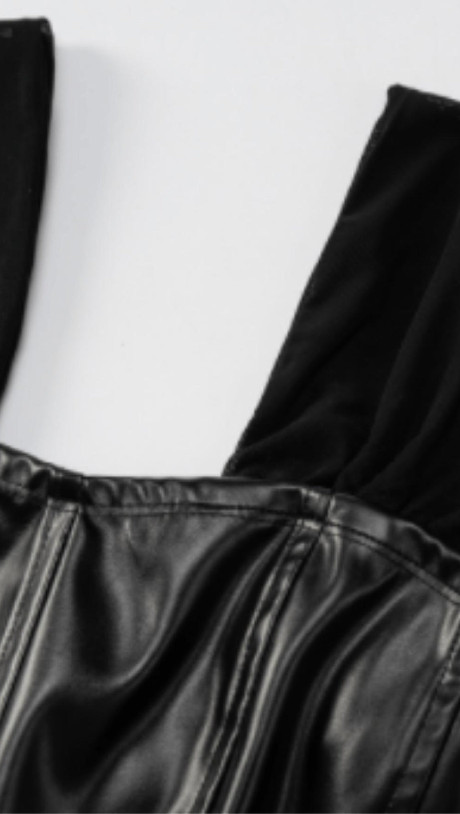 LEATHER SLIM CAMISOLE