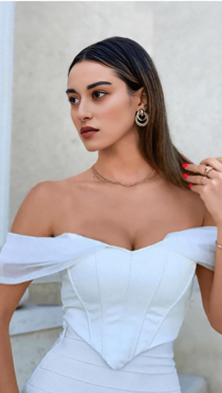 LEATHER SLIM CAMISOLE