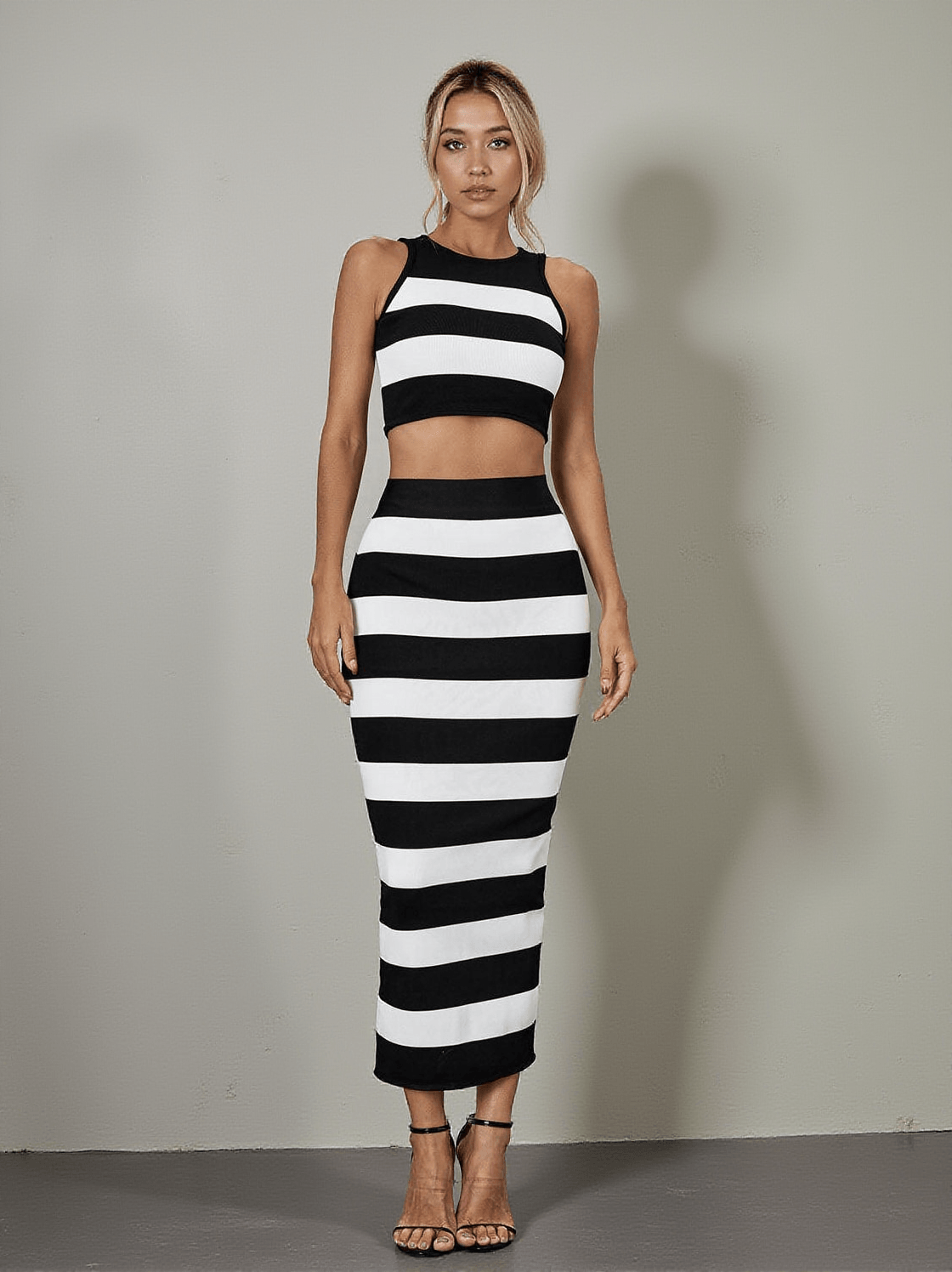 ADDAMS STRIPE BANDAGE SET