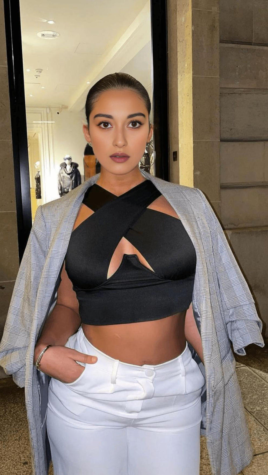 STITCHING SLIM CAMISOLE