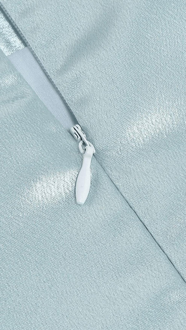 AIIZIE FEATHER SHORT BLUE SUIT - product image
