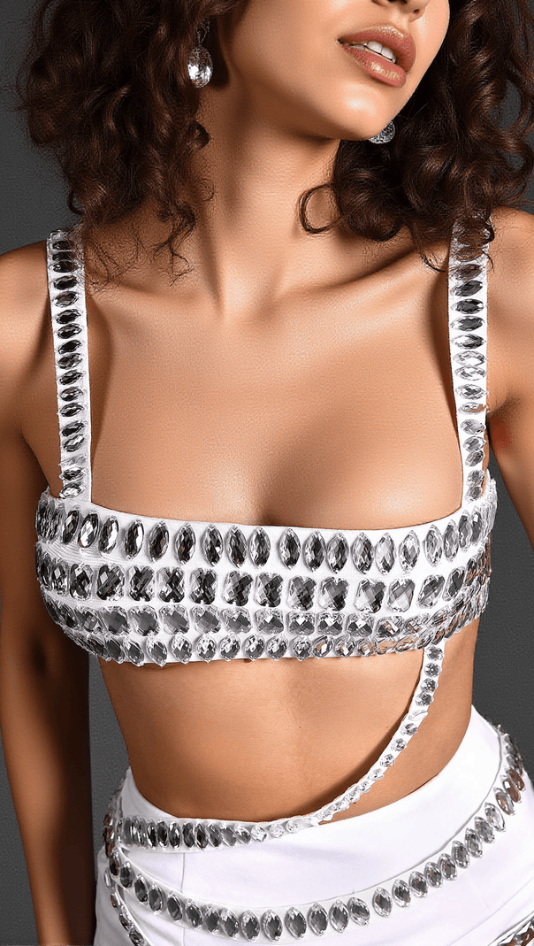 AIIZIE CHELSIA CRYSTAL BANDAGE 2 PIECE SET - product image