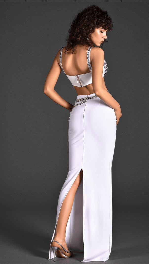AIIZIE CHELSIA CRYSTAL BANDAGE 2 PIECE SET - product image
