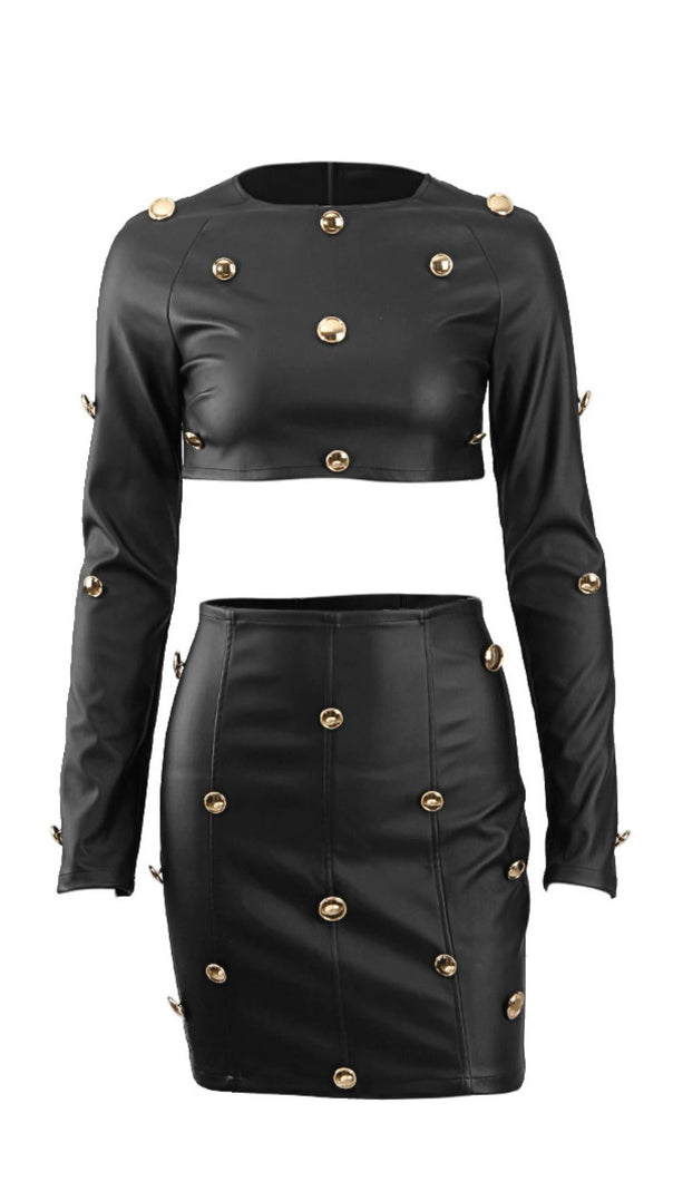 AIIZIE NAVEL LEISURE LEATHER SUIT - product image