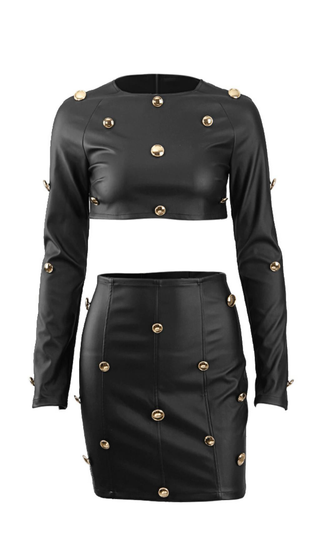 NAVEL LEISURE LEATHER SUIT
