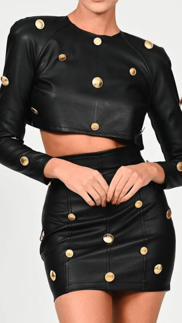 AIIZIE NAVEL LEISURE LEATHER SUIT - product image