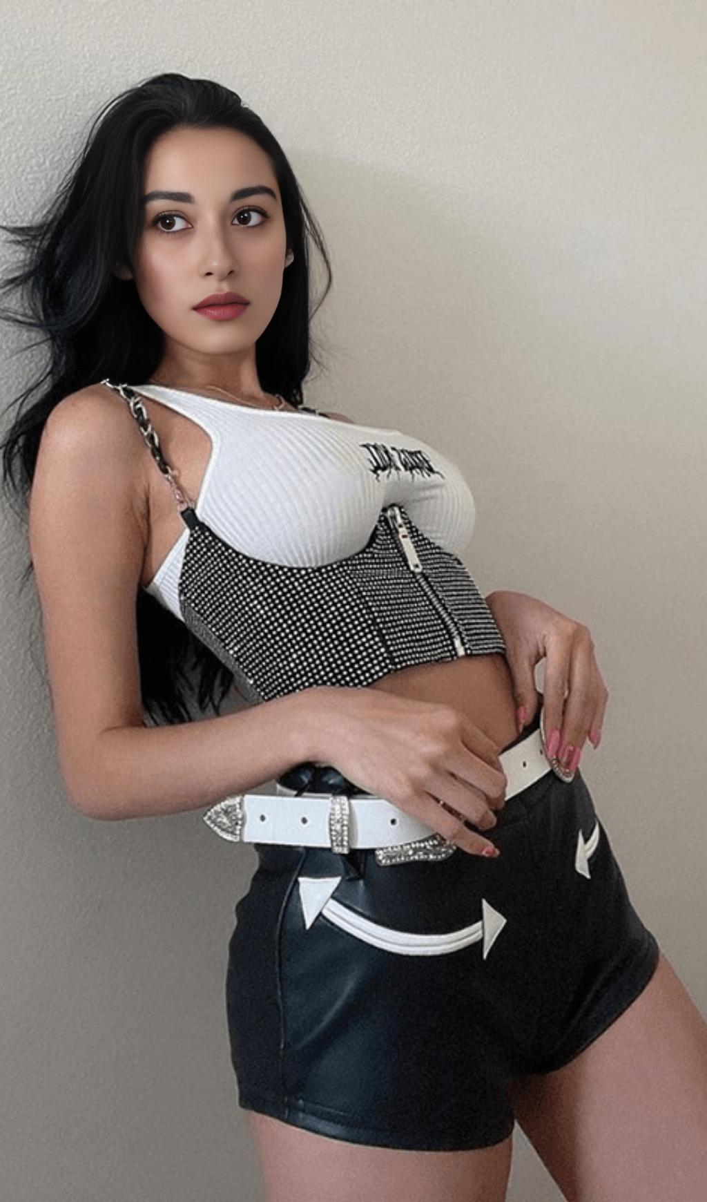 IRON CHAIN SLING HOT DRILL CORSET VEST