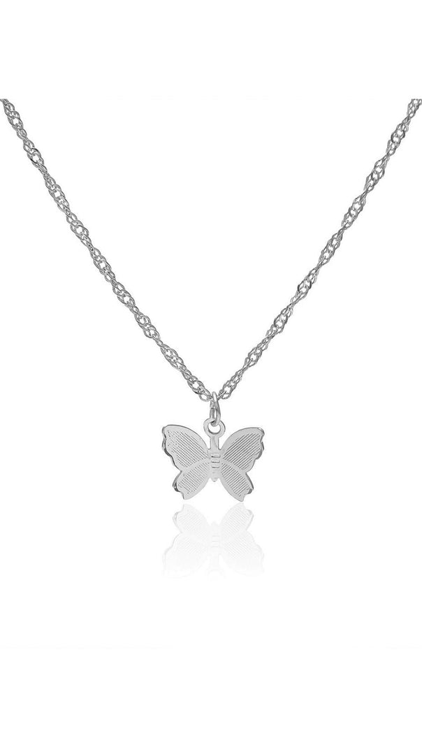 AIIZIE METAL BUTTERFLY TASSEL PENDANT - product image