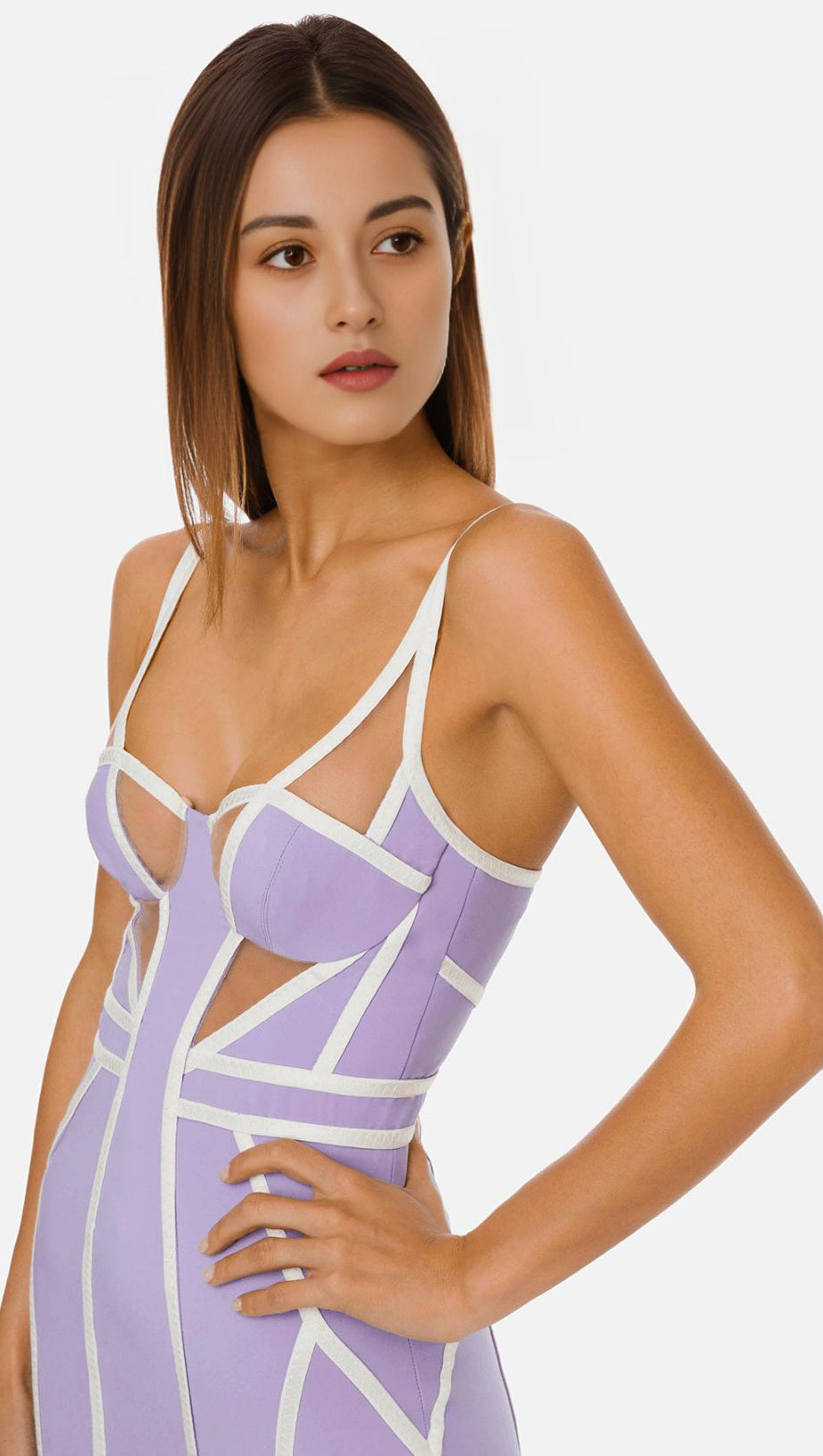 STRIPED KNITTED DRESS