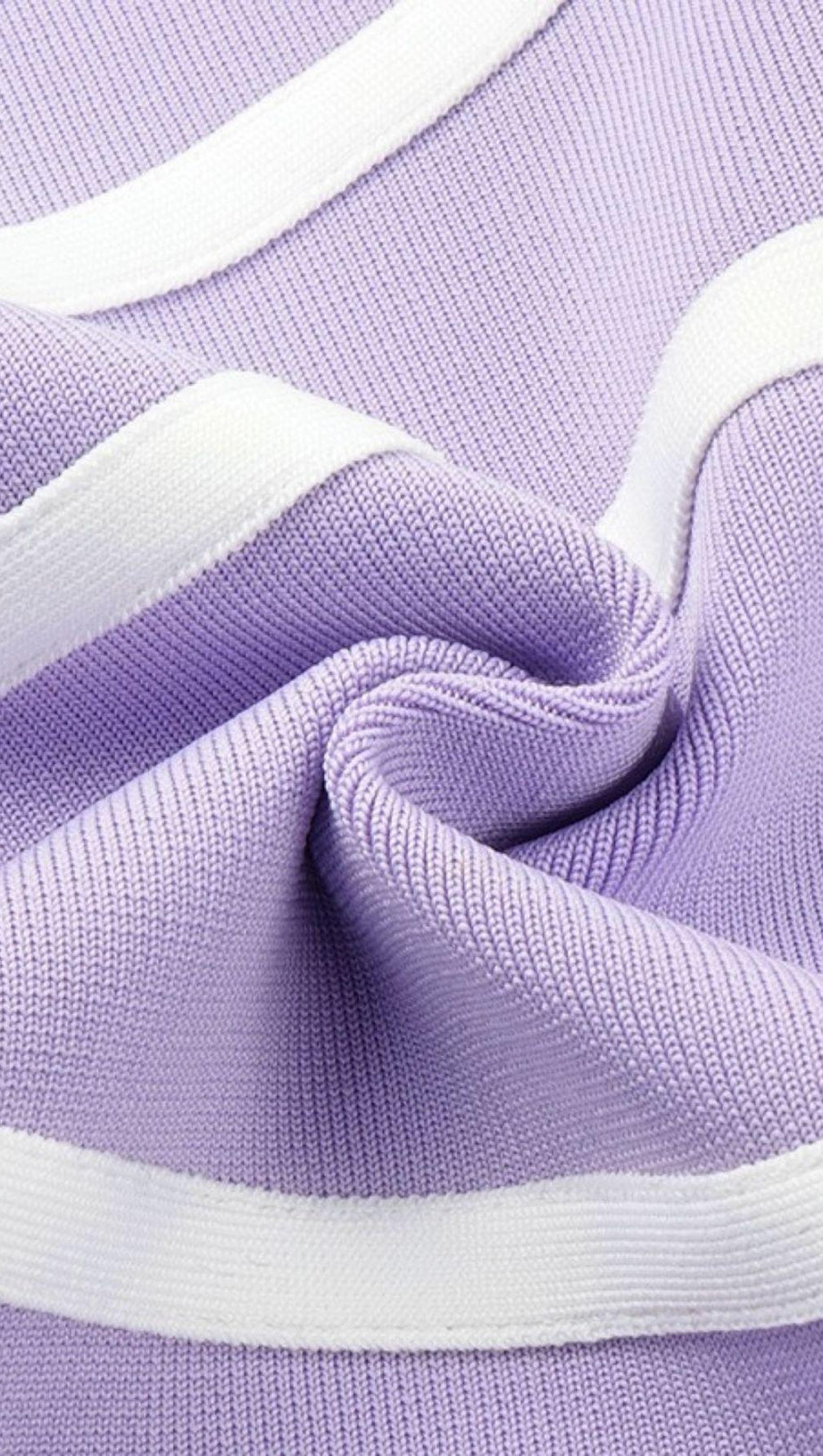 STRIPED KNITTED DRESS