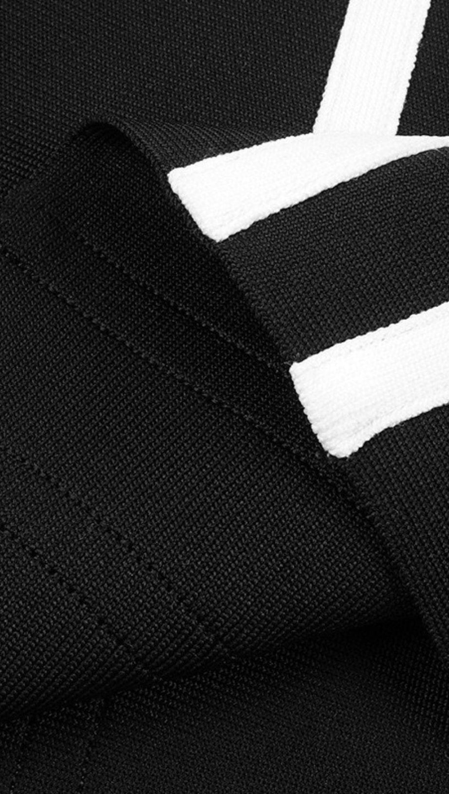 STRIPED KNITTED DRESS