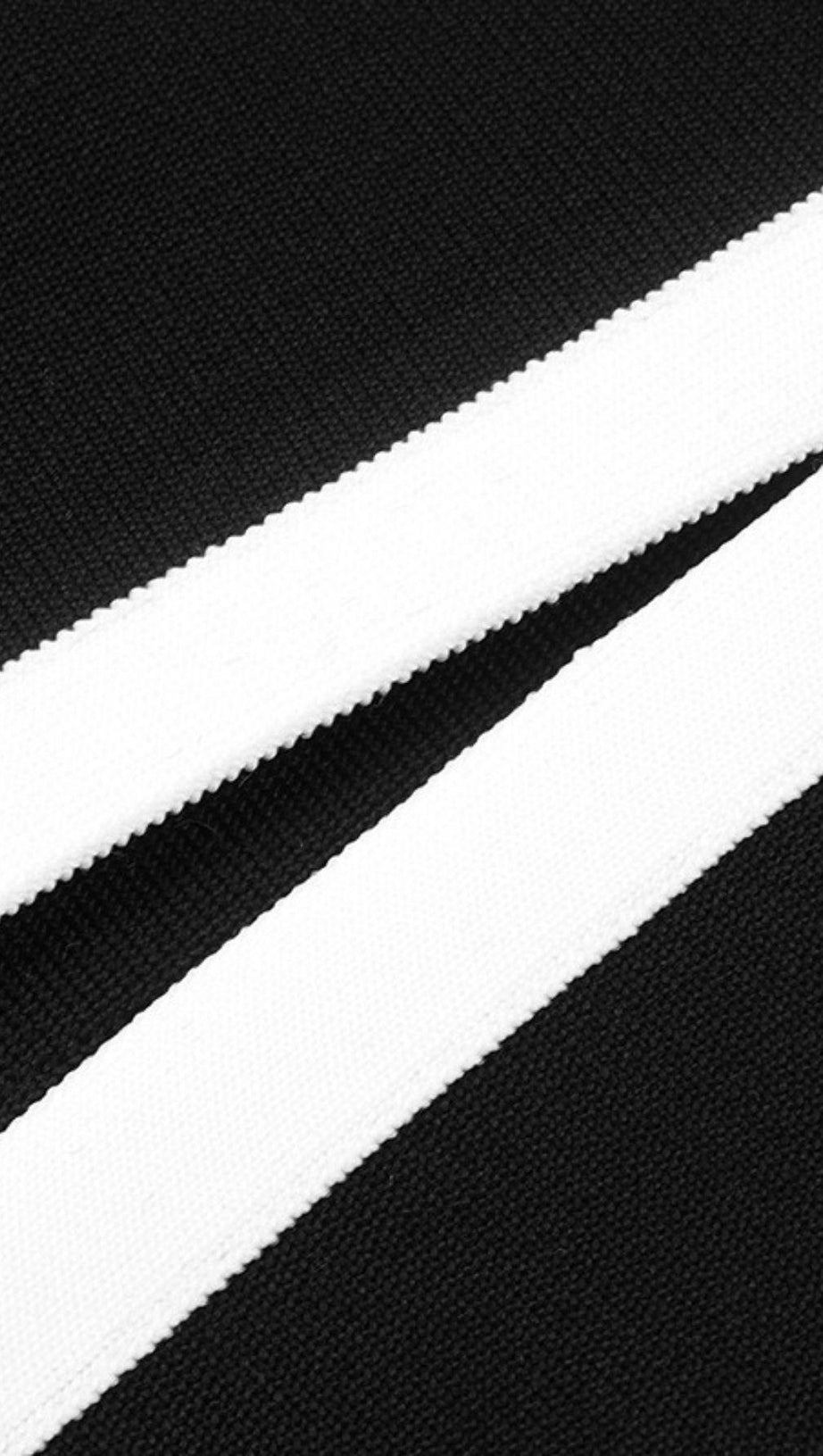 STRIPED KNITTED DRESS