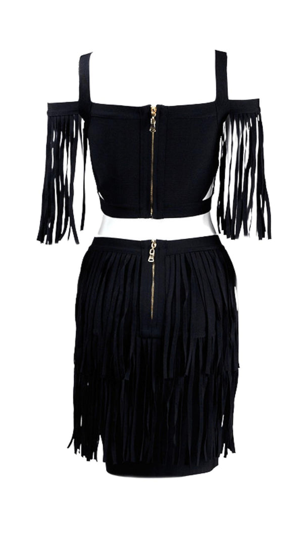 AIIZIE STRAP WAIST RAYON DRESS - product image