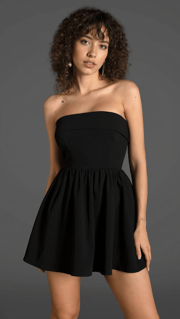 AIIZIE MUTILIS OFF SHOULDER WOVEN DRESS - product image