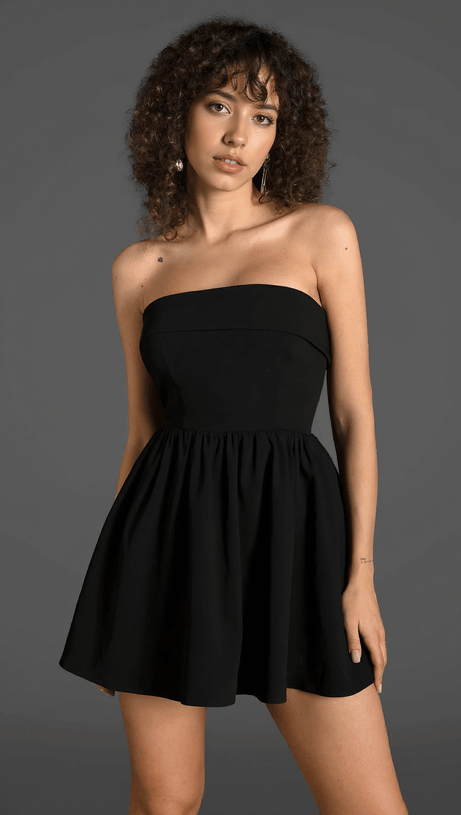 MUTILIS OFF SHOULDER WOVEN DRESS