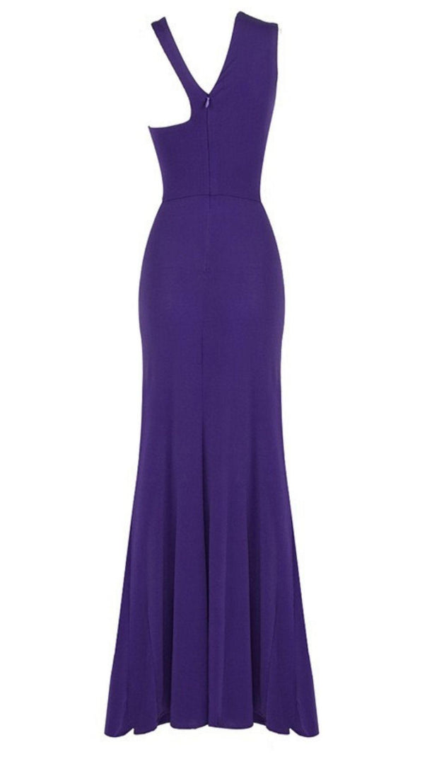 AIIZIE RIBBON SLANT COLLAR CUTOUT DRESS - product image