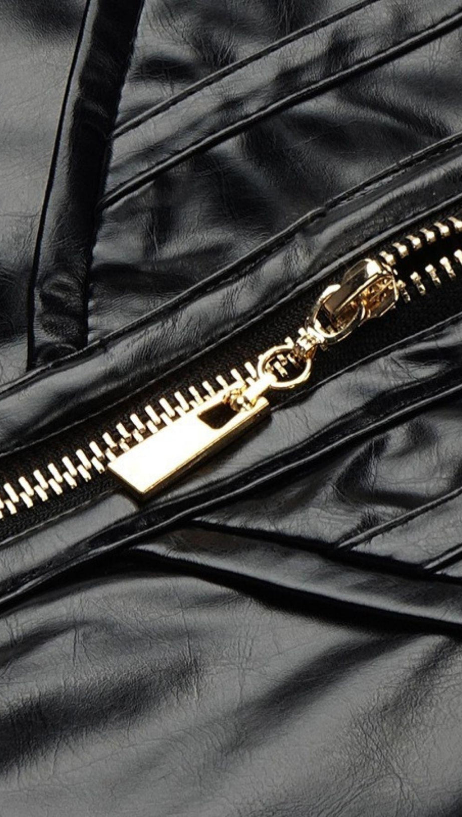 CORSET LEATHER SLING DRESS