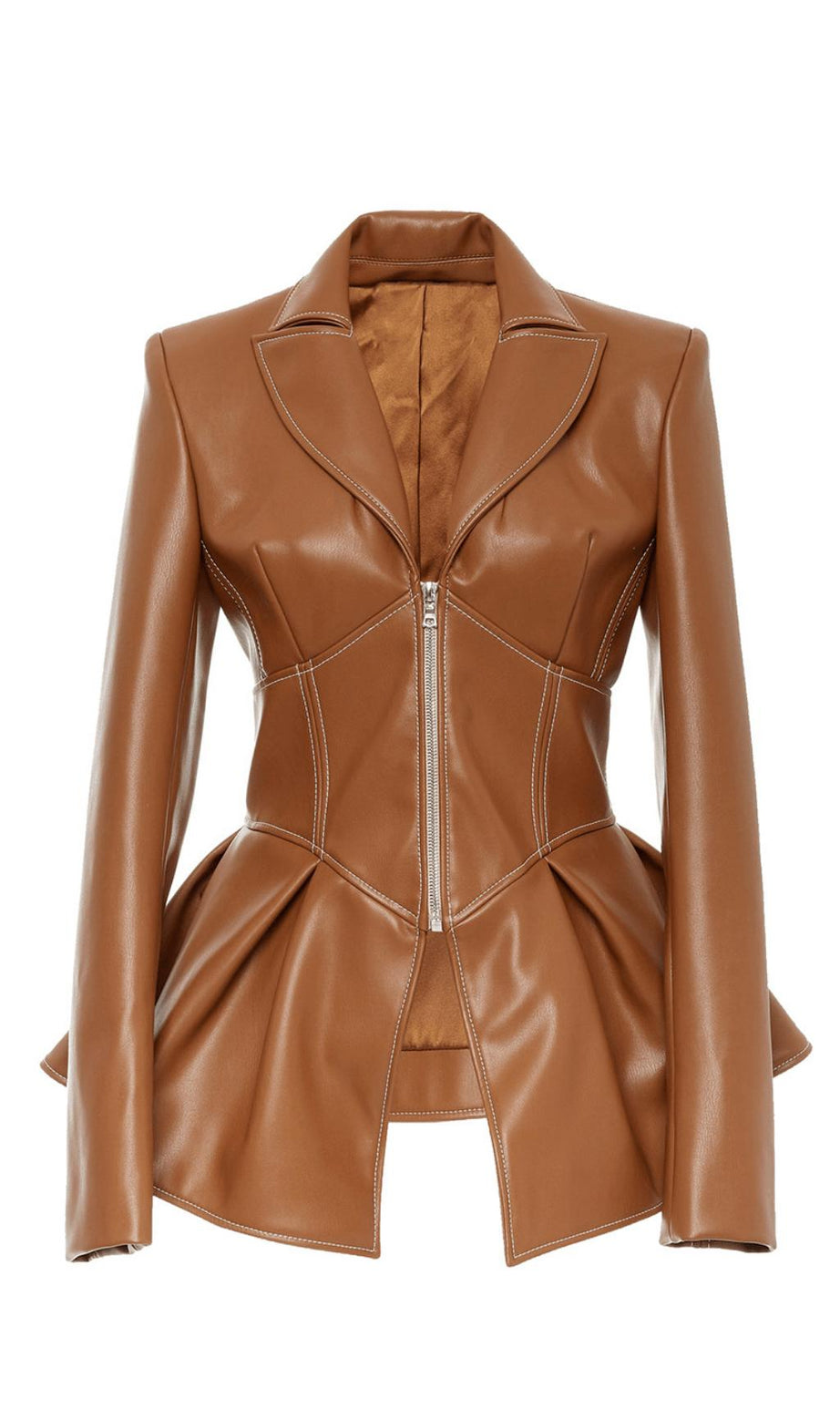 Giacca in pelle PU