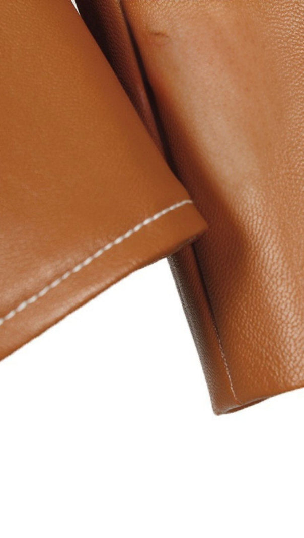 AIIZIE PU JACKET LEATHER COAT - product image