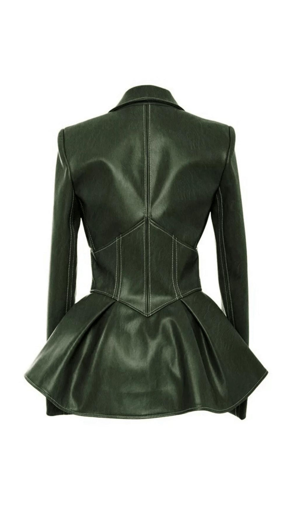 PU-Jacke Ledermantel