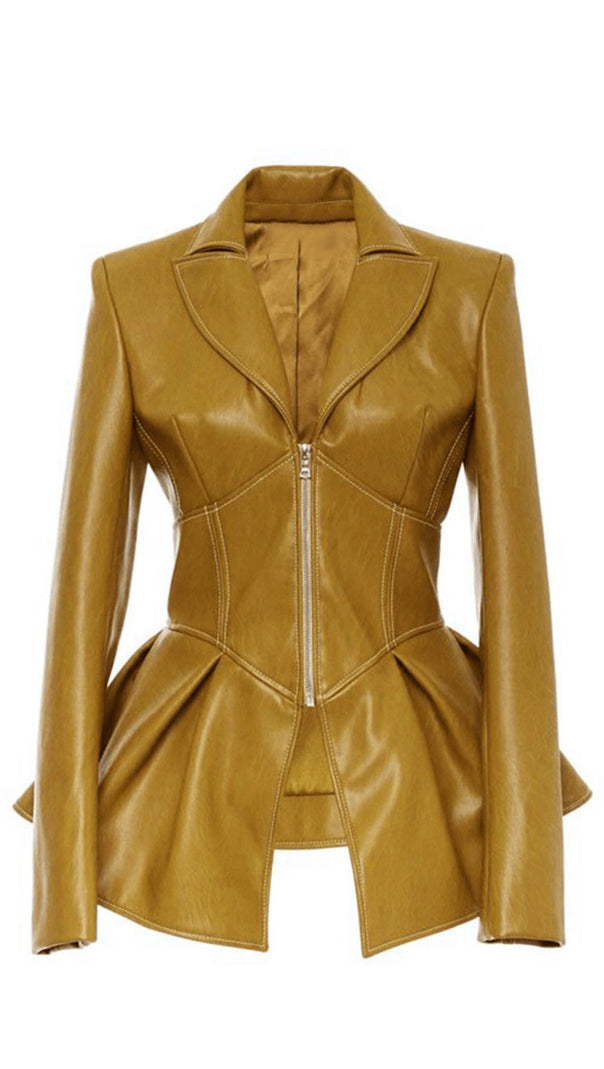 GIACCA IN PU E CAPPOTTO IN PELLE