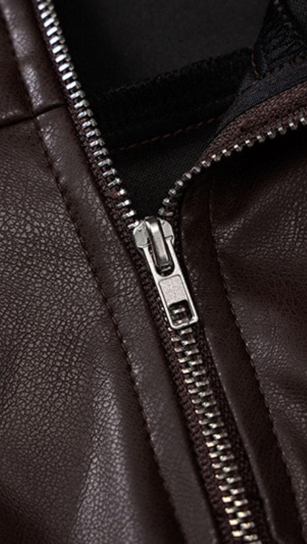 AIIZIE PUFF LEATHER SLEEVE DRESS - product image