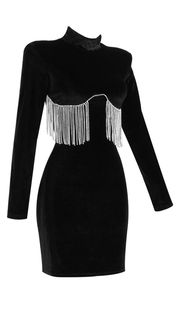 AIIZIE METAL FRINGED BLAZER DRESS - product image